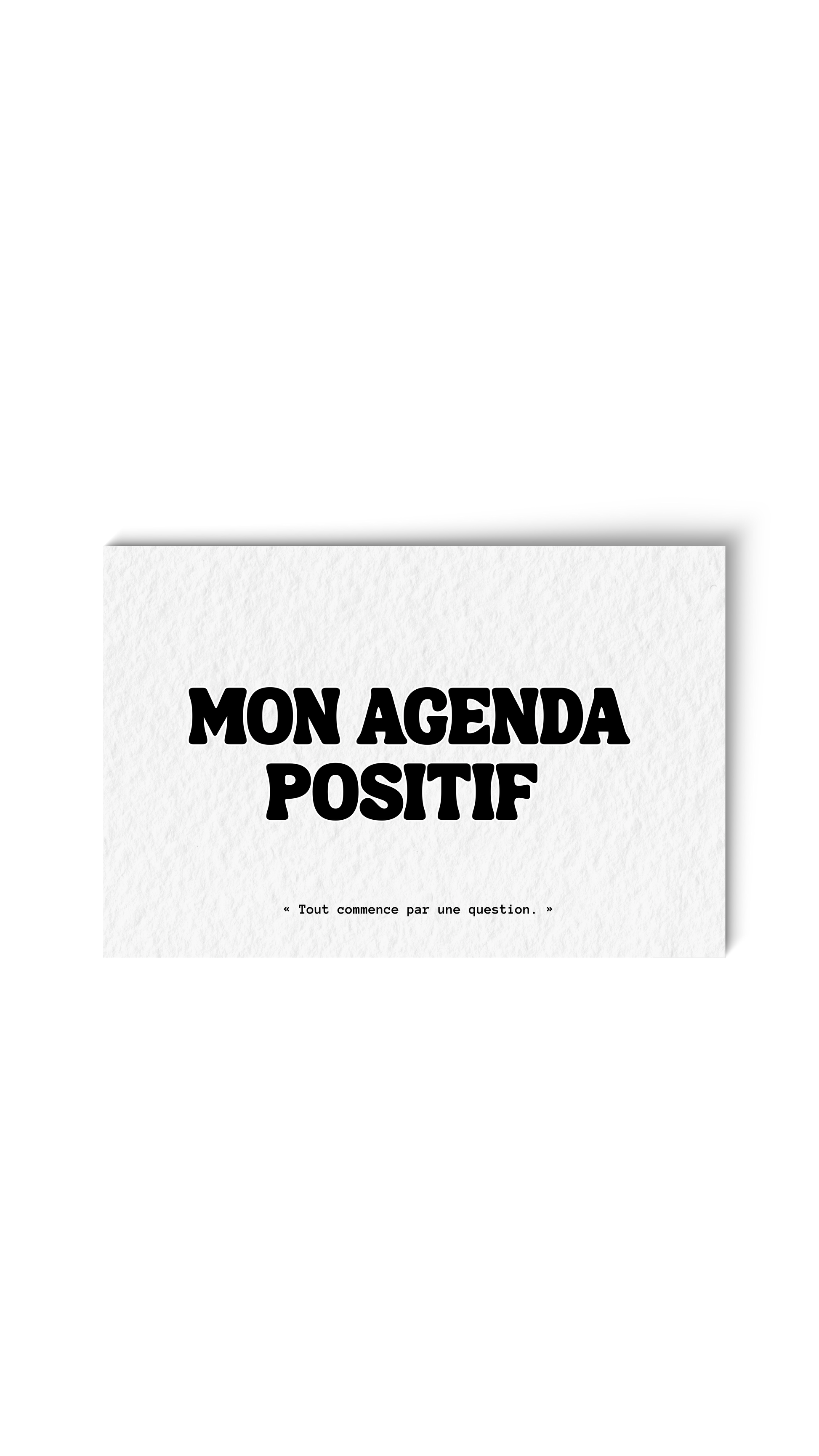 Carte cadeau Mon Agenda Positif ✦