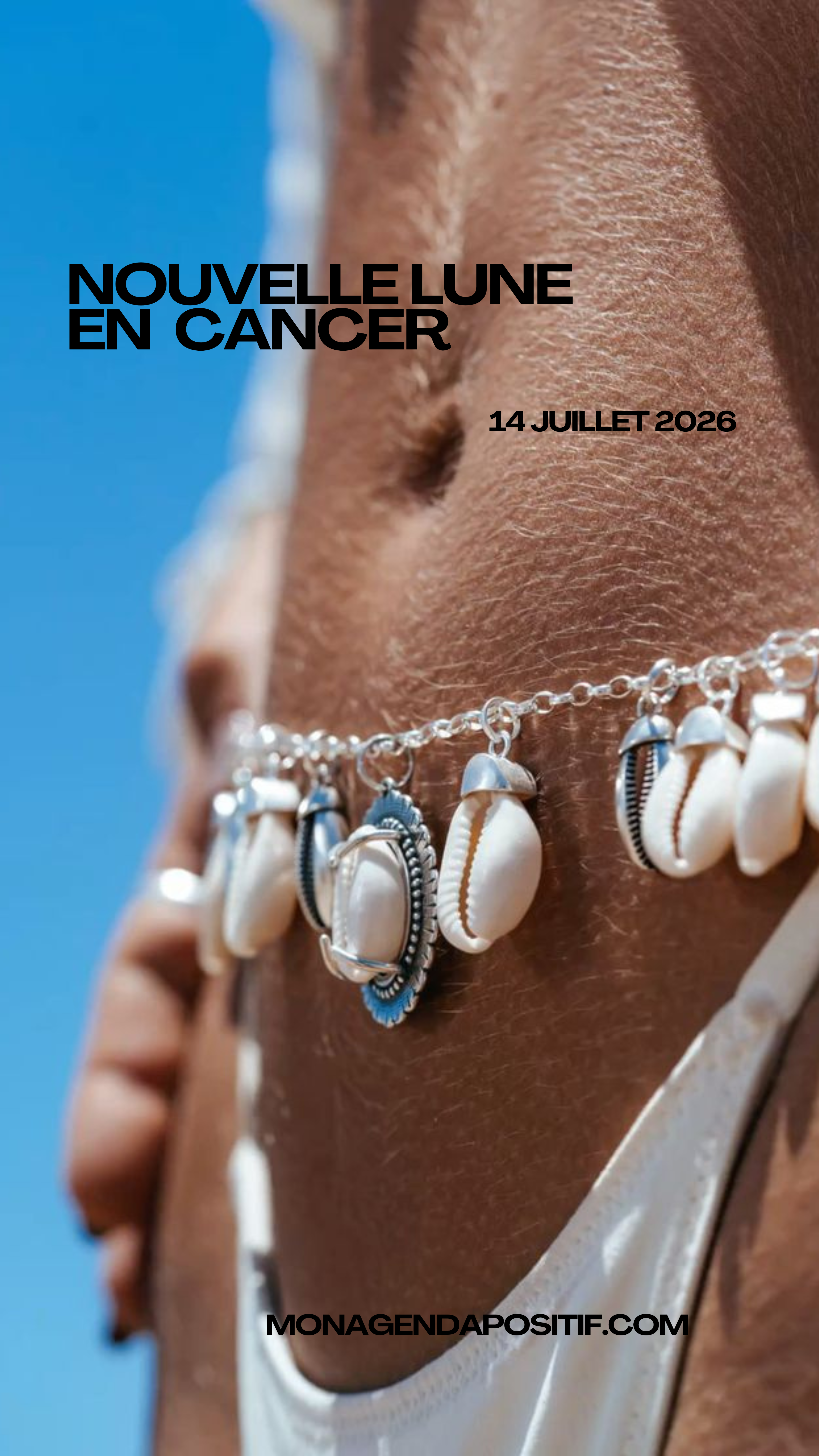 Découvrez la Nouvelle Lune en Cancer du 14 juillet 2026 : émotions, foyer, sécurité intérieure, guérison du passé et intentions à poser.