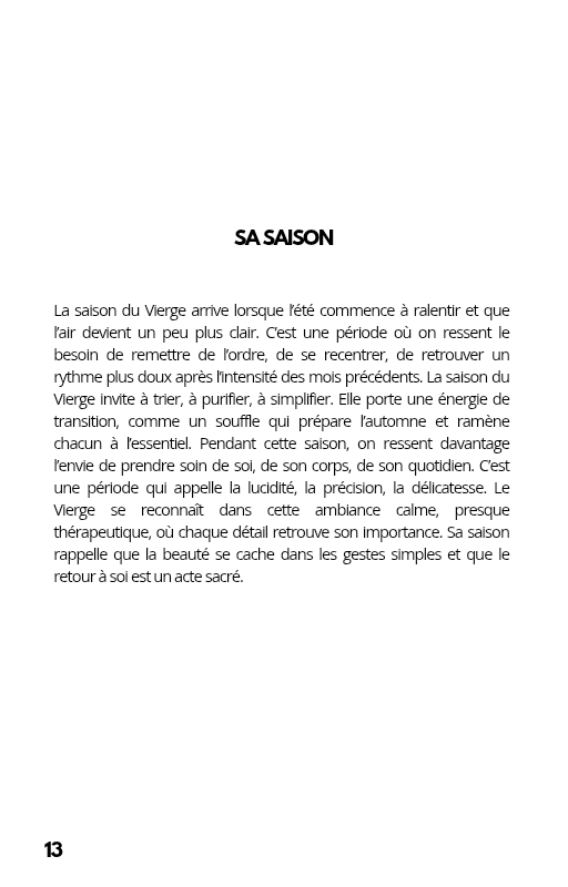 Vierge Votre Portrait Astrologique