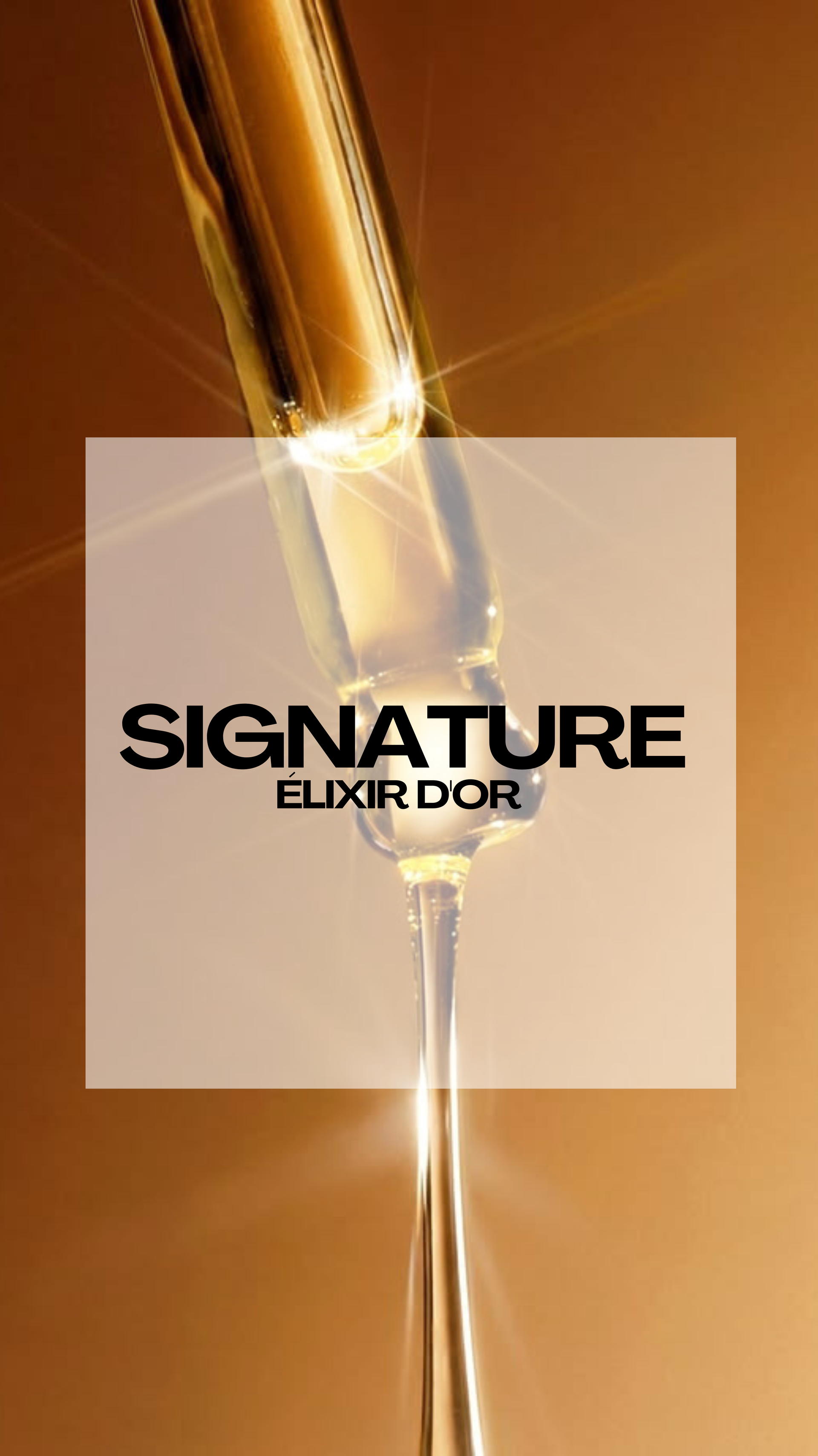 L’ÉLIXIR D’OR Soin de Haute Performance