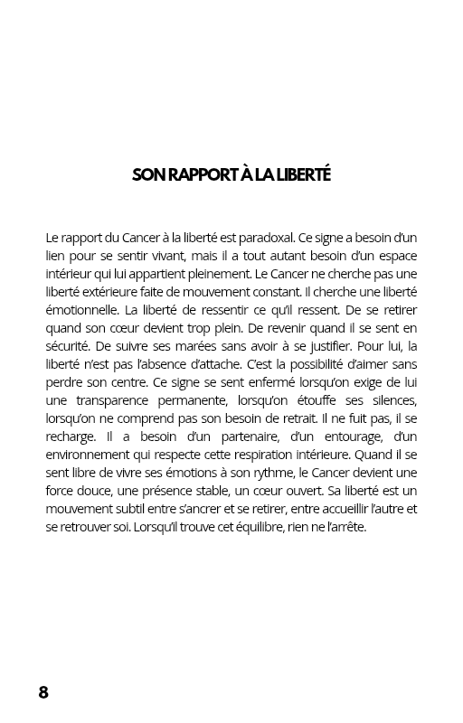 Cancer Votre Portrait Astrologique